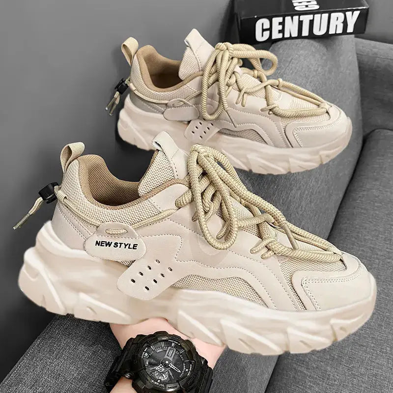 Men's Shoe Breathable Thick Soled Casual Sneakers Outdoor Running Four Seasons New Tennis Men Soft Soles Comfort Male Sneakers Y2Bags