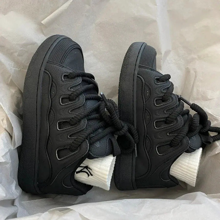 Comfortable Black Mens Sports Shoes Breathable Casual Non-slip Running Student Athletic Shoes Platform Fashion Brand Women Shoes Y2Bags