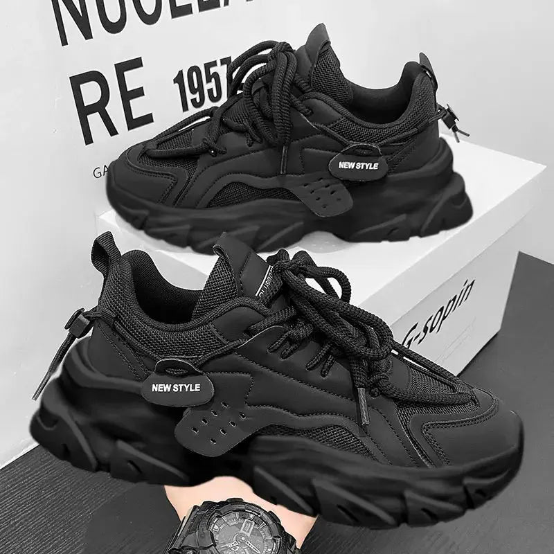 Men's Shoe Breathable Thick Soled Casual Sneakers Outdoor Running Four Seasons New Tennis Men Soft Soles Comfort Male Sneakers Y2Bags