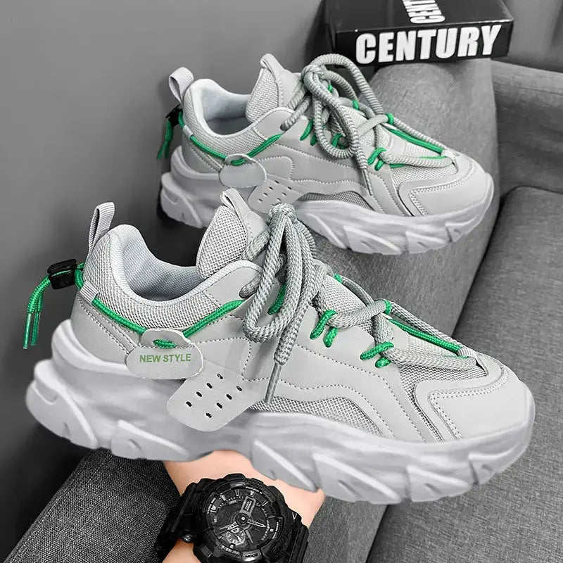 Men's Shoe Breathable Thick Soled Casual Sneakers Outdoor Running Four Seasons New Tennis Men Soft Soles Comfort Male Sneakers Y2Bags